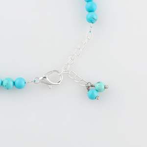 Gemkora Natural Turquoise <b>Bracelet</b> 4mm Round Beads Chakra <b>Healing</b> Gemstone Women's Jewelry Gift - Product Image 5