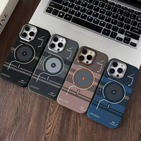 2-IN-1 Coque de téléphone détachable pour iPhone 17 16 Pro Max 15 14 Plus 13 12 11 Coque de protection anti-chute magnétique