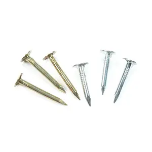 OEM Special Shape Vibration Resistance Supplier Manufacturer Spring Steel Iron Ceiling Linoleum nails