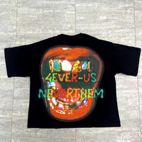 T-shirt surdimensionné en coton 100% personnalisé, style streetwear, coupe ample, impression DTG, t-shirt graphique jumbo pour homme