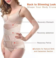 Faja de Soporte Abdominal Multiusos para Maternidad y Posparto, 3 en 1, Faja Postparto para Vientre y Cintura