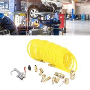 Kit de souffleur pneumatique en laiton de style américain 14 pièces 1/4 NPT avec kit de tuyau PE - Product Image 4