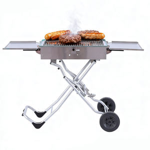 موقد فحم محمول قابل للطي من الفولاذ المقاوم للصدأ عالي الجودة بالجملة، مناسب للشواء في الهواء الطلق - Product Image 4