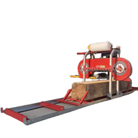 Scie à ruban automatique de Machine de scierie verticale portative de Double coupe pour la coupe de bois pour des industries de travail du bois