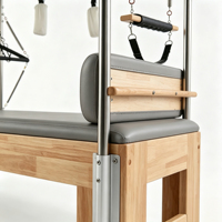 Machine de Pilates Cadillac en chêne durable avec accessoires complets pour la salle de sport et le studio de Pilates - Réglable, sûre et écologique