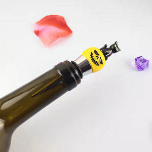 Halloween Wine Stoppers Metal Skull Ghost Pumpkin Design Sealing Bottle Stopper For Red Wine Decorative Party Use - Product Image 3