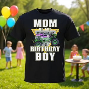 Camiseta Novedosa de Monster Truck para Niños, Categoría Promocional para Mamá - Product Image 2