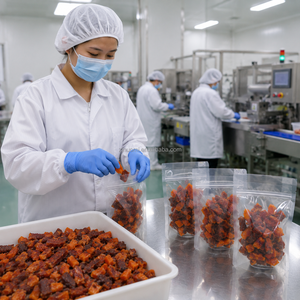 Friandise à mâcher pour chien Nom Pet OEM ODM, enveloppée de viande de canard et de fruits, riche en fibres, sans céréales, riche en protéines, supporte l'étiquetage privé et la taille personnalisée - Product Image 3