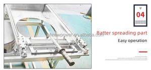 2 to 6 Pans Heating <strong>Plate</strong> Hand Push <strong>Dosa</strong> Batter Baking Injera Maker Thin Tortilla Pancake Bread Making Machine Price - Product Image 4