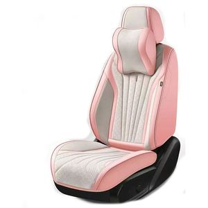 Fundas de Asiento de Coche de Cuero de Lujo Universales FENTON 2025, Juego Completo para Todas las Estaciones, Elegantes, Duraderas, Resistentes a las Manchas y Antideslizantes - Product Image 5