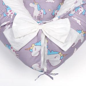 Matelas hybride pliable et détachable pour lit bébé, housse en pur coton, pièce unique, portable, imprimé, vente en gros transfrontalière - Product Image 6