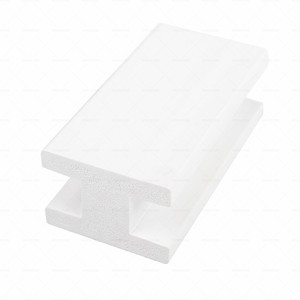 <strong>PVC</strong> Profile <strong>PVC</strong> 643 Stile 1 3/8" X 2" <strong>Trim</strong> and Moulding for <strong>Window</strong> Frame Wall Panel Roof Edge Home Decoration - Product Image 4