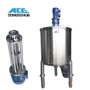 Tanque de Mezcla Eléctrico con Camisa de Vapor de Acero Inoxidable de 1000 Litros para Almacenamiento de Resinas y Productos Químicos con Molienda de Alto Cizallamiento - Product Image 1