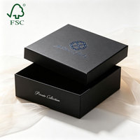 Boîte de luxe à couvercle et base rigides en carton épais, emballage personnalisé imprimé pour vêtements, cosmétiques, soins de la peau, beauté, vente au détail, recyclable