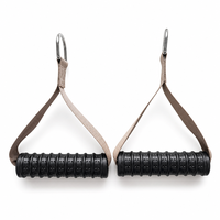 Poignées d'exercice robustes avec grip antidérapant gaufré pour bandes de résistance et machines à câbles