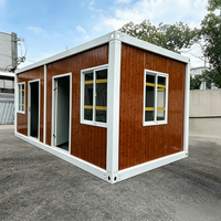 Maisons préfabriquées portables, cuisine modulaire miniature, restaurant de luxe, maison conteneur préfabriquée détachable en acier de 20 pieds