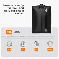 Sacs de compression sous vide personnalisés rectangulaires hermétiques pour l'organisation des bagages, le rangement en dortoir et les voyages, avec pompe