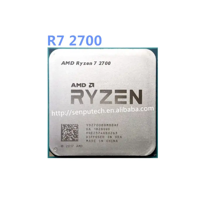 Baki Stok AMD R7 2700 3.2GHz 8-Core 16M 65W CPU YD2700BBM88AF