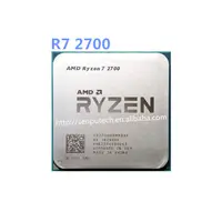 Moldeira de estoque AMD R7 2700 8-Core 16M 65W Processador de 3.2GHz CPU YD2700BBM88AF