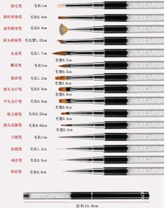 Chất Lượng Cao Nail Brush Set Nail Brushes Công Cụ Nghệ Thuật Với Trường Hợp Hoặc Chủ - Product Image 2