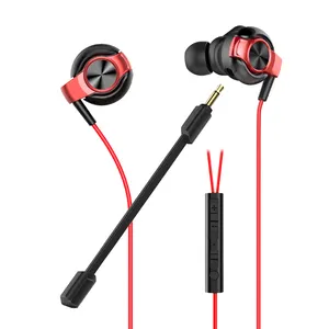 Sedex approved factories verified suppliers detachable microphone sweatproof gaming earphones made in china