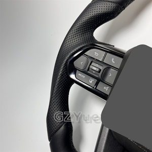 <span class=keywords><strong>Volant</strong></span> noir à boutons pour Toyota Land Cruiser LC79 LC76 LC70 LC300 2008-2021, style GR, entièrement en cuir - Product Image 2