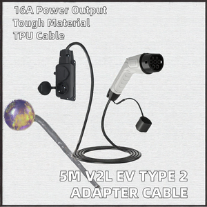 Nouvelle borne de recharge pour véhicules électriques de niveau 2, 48 ampères, câblée, 240 V, station de recharge pour véhicules électriques J1772, 11,5 kW - Product Image 2