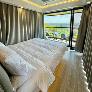 현대 우주 테마 태양열 구동 친환경 아연 도금 스틸 캡슐 하우스 호텔 비행선 포드 마이크로 선박 비행기 리조트 - Product Image 5