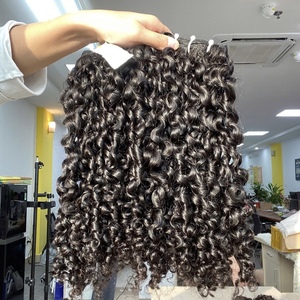 Extensions de Cheveux Humains Clips dans les Paquets de Cheveux Vendeur en Gros Cuticule Brute Alignée Paquet de Cheveux Cambodgiens Vague Naturelle - Product Image 2