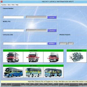 日野卡车 (LHD & RHD) 轻型/中型/重型 [03.2016] HIECHO II零件目录