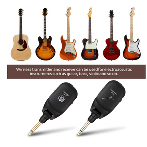 Transmisor y Receptor de Audio C01, Sistema Inalámbrico para Guitarra Recargable por USB, para Guitarra Eléctrica y <span class=keywords><strong>Bajo</strong></span> - Product Image 6