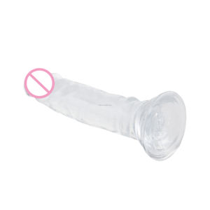 <span class=keywords><strong>Hot</strong></span> Koop Meisjes Seksspeeltjes Realistische Grote Lul Enorme Transparante Dikke Dildo Anale - Product Image 3