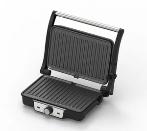 1500W High Quality Panini Grill Non Stick Coating Electric Contact Grill Steak Sandwich Press Grill