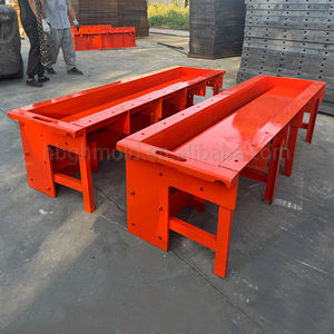 Venta directa de fábrica Molde de pared de retención en forma de L de hormigón utilizado para ingeniería vial - Product Image 4