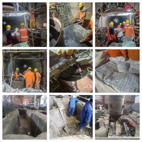 Pabrik semen tahan api Alumina tinggi mesin cetak korundum kustom beton diproses dengan layanan pemotongan dan pengelasan