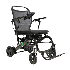 Silla de ruedas eléctrica de batería de litio de transporte portátil de viaje ligero - Product Image 4