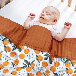 Mantas de Muselina de Algodón Suave de 4 Capas Transpirables y Amigables con la Piel para Bebés, Niños y Niñas - Product Image 5