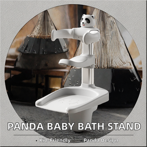 Customizable BPA Free <b>Baby</b> Standing <b>Bath</b> <b>Stand</b> Children <b>Bath</b> Tub Cartoon Panda PP Material Child-Friendly Design TC Brand - Product Image 2