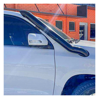 Snorkel de voiture tout-terrain 4x4 en acier inoxydable pour Toyota Hilux N70 VIGO 2005 - 2014 Noir Snorkel frontal 4x4 en acier inoxydable