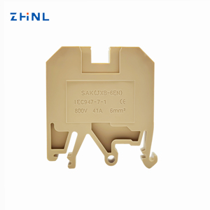 ZLDQSAKシリーズJXB-6EN 800V 41A 0.2-24-10AWG DINレール取り付け端子台コネクタ (ネジ付き) M4 - Product Image 3