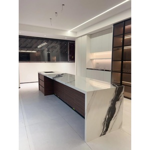 <span class=keywords><strong>Encimera</strong></span> <span class=keywords><strong>de</strong></span> <span class=keywords><strong>Cocina</strong></span> <span class=keywords><strong>de</strong></span> Piedra Sinterizada Blanca Panda con Diseño Único SUN RISING, Encimeras <span class=keywords><strong>de</strong></span> Isla <span class=keywords><strong>de</strong></span> <span class=keywords><strong>Cocina</strong></span> <span class=keywords><strong>de</strong></span> Piedra para Decoración <span class=keywords><strong>de</strong></span> Villas - Product Image 1
