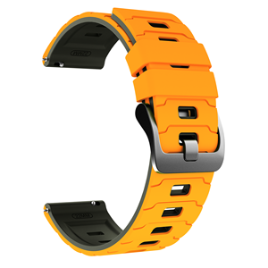 สายซิลิโคนแนวสปอร์ต22มม. อเนกประสงค์สำหรับ <span class=keywords><strong>Garmin</strong></span> <span class=keywords><strong>Forerunner</strong></span> 570 47มม. สายนาฬิกา<span class=keywords><strong>255</strong></span> 265สองสีสำหรับ Venu 4 3 2 45มม. - Product Image 5