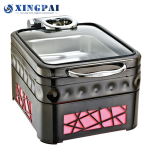 XINGPAI, otros suministros para hoteles y restaurantes, equipo de catering de acero inoxidable 304, calentador de alimentos, plato para frotar - Product Image 4