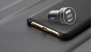 สายต่อพ่วง USB แบบคู่ที่ชาร์จไฟที่จุดบุหรี่12V สำหรับ<span class=keywords><strong>รถยนต์</strong></span>เครื่องจักรก่อสร้างปลั๊ก3หัวรถจักรยานยนต์ - Product Image 4