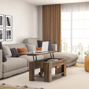 <span class=keywords><strong>Tavolino</strong></span> da salotto in legno con ripiano portabagagli e tavolo da tè in stile moderno con tavolo a scomparsa per mobili da soggiorno - Product Image 5