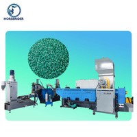 Ligne de pelletisation de film PP/PE gaspillée par Horseride par granulation d'anneau d'eau/machine de fabrication de granulés de plastique avec de bonnes performances