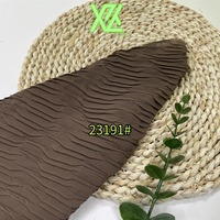 Tissu en polyester sergé froissé 100 % pour robes de plage et robes de soirée pour filles, texture ondulée et froissée, vente en gros