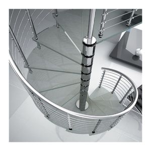 Escalera <span class=keywords><strong>de</strong></span> caracol <span class=keywords><strong>de</strong></span> <span class=keywords><strong>segunda</strong></span> <span class=keywords><strong>mano</strong></span>, barandilla <span class=keywords><strong>de</strong></span> cristal, precio competitivo, entrega rápida - Product Image 6