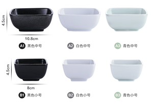 <span class=keywords><strong>Bol</strong></span> à <span class=keywords><strong>sauce</strong></span> carré en céramique pour restaurant, idéal pour servir des petits plats et des sauces, vente chaude - Product Image 6
