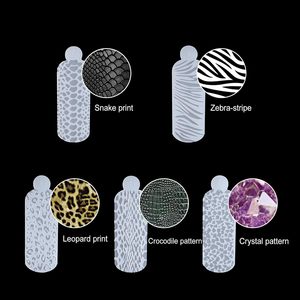 Moules en silicone pour la conception d'ongles, motifs léopard/zèbre/<span class=keywords><strong>serpent</strong></span> 3D, formes d'ongles doubles, formes d'ongles en relief - Product Image 3